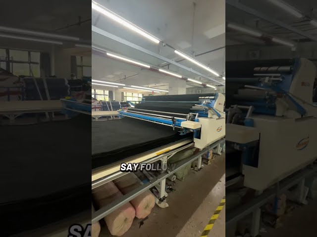 Activewear bulk cutting in the HF Garments cutting room